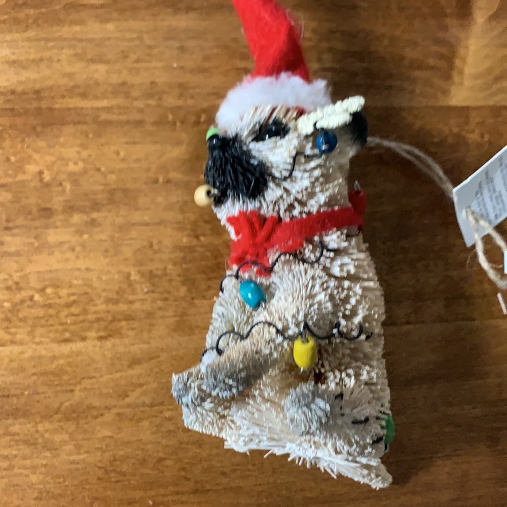 New w tags POTTERY BARN PUG ORNAMENT…. Or ***FREE - Picture 6 of 7